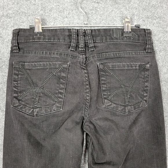 KUT FROM THE KLOTH KP011MB2 Black Mid Rise Bootcut Stretch Denim Jeans SIZE 2 - Picture 6 of 14